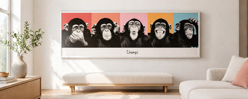 Top wandbild chimps - wandbild, „chimps“