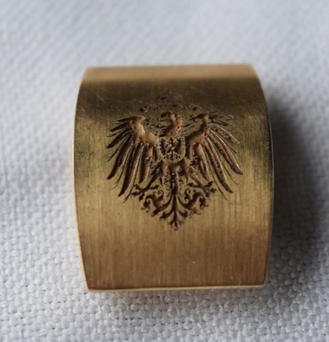 Ronde gold gravur reichsadler - gold,