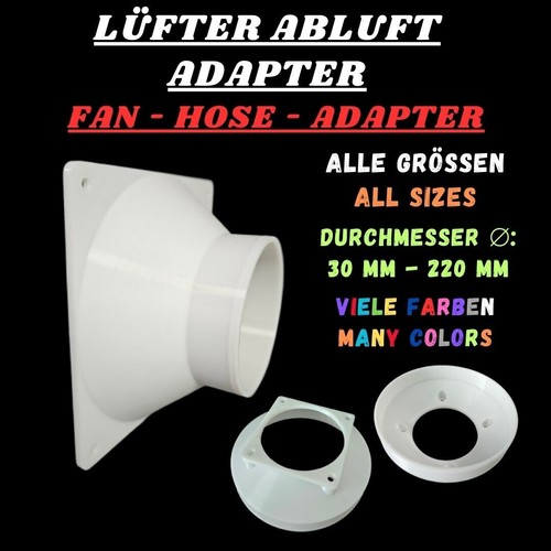 Lüfter abluft schlauch - lüfter,